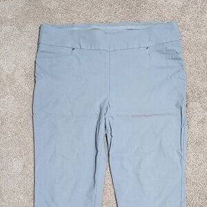 CALLAWAY WOMENS PGA TOUR GREY GOLF PANTS LARGE